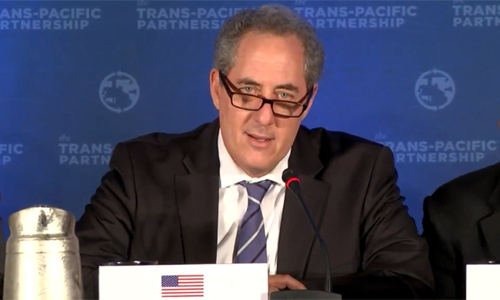 Đại diện Thương mại Mỹ nhận định TPP sẽ giúp thúc đẩy việc làm, tăng trưởng bền vững và tiến bộ tại khu vực châu Á - Thái Bình Dương. Ảnh: Q.D